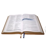 NIV Tan Imitation Leather Personal Size Student Bible Comfort Print 