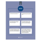 NIV Tan Imitation Leather Personal Size Student Bible Comfort Print 