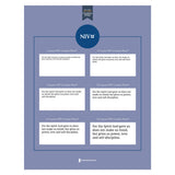 NIV Tan Imitation Leather Personal Size Student Bible Comfort Print 