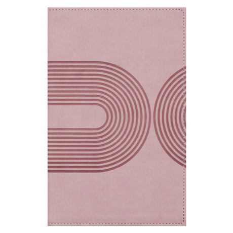NIV Pink Imitation Leather Read Think Live 365-Day Devotional Comfort Print Bible