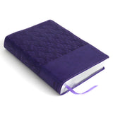 Amplified Purple Imitation Leather Holy Bible Large Print