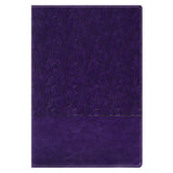 Amplified Purple Imitation Leather Holy Bible Large Print