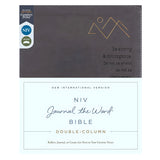 NIV Gray Imitation Leather Journal the Word Bible Red Letter Comfort Print