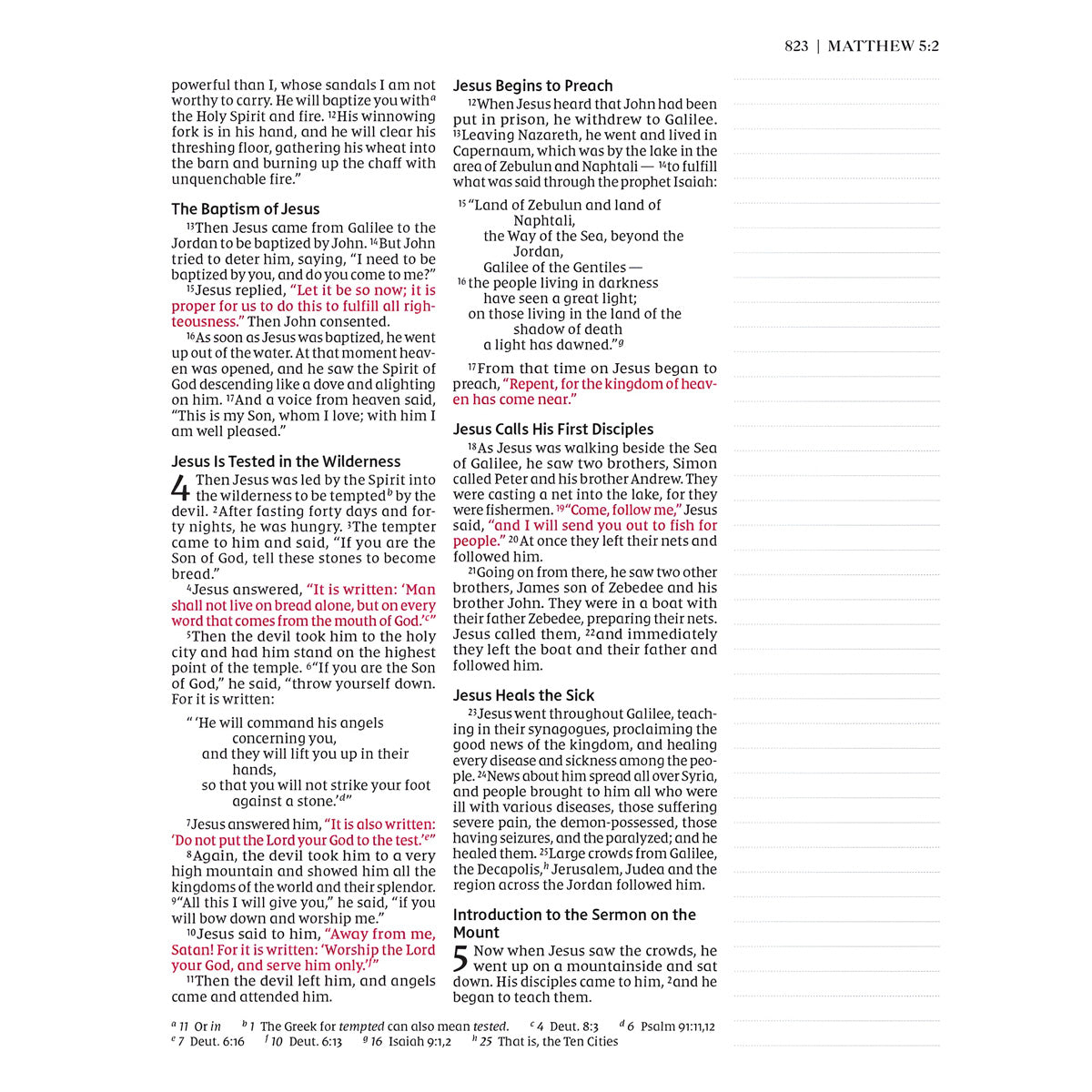 NIV Journal the Word Bible, Red Letter, Comfort Print, Spiral-Bound, Blue