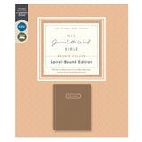 NIV Journal the Word Bible, Red Letter, Comfort Print, Spiral-Bound, Brown