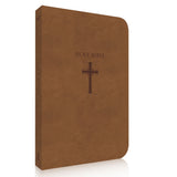NKJV Brown Faux Leather Super Giant Print Bible
