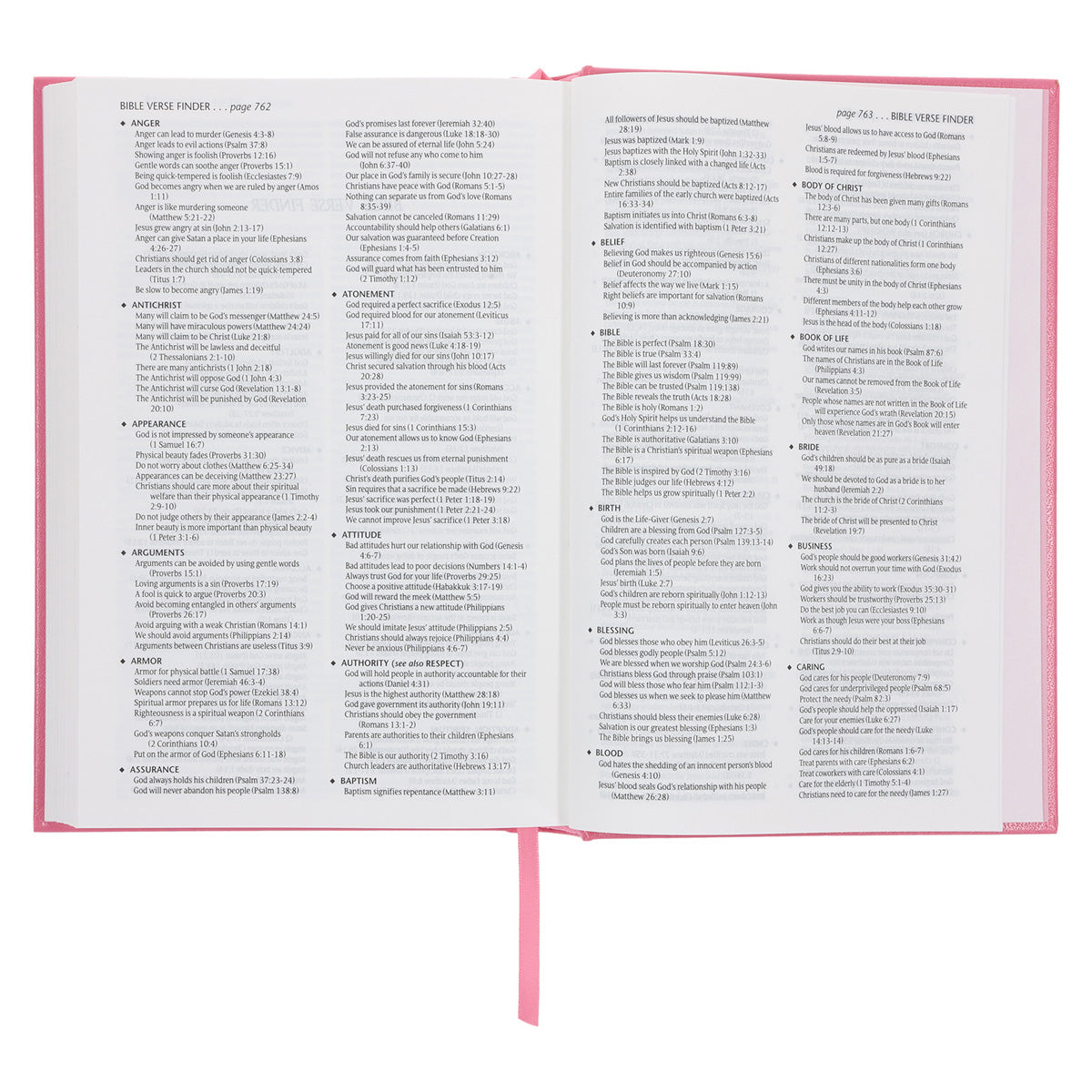 NLT Pink Hardcover Standard Bible