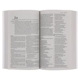 NLT Blue and Orange Watercolor Paperback Outreach Bible