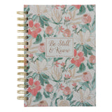Be Still and Know Roses Hardcover Wirebound Journal
