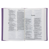 NLT Purple Hardcover Standard Bible
