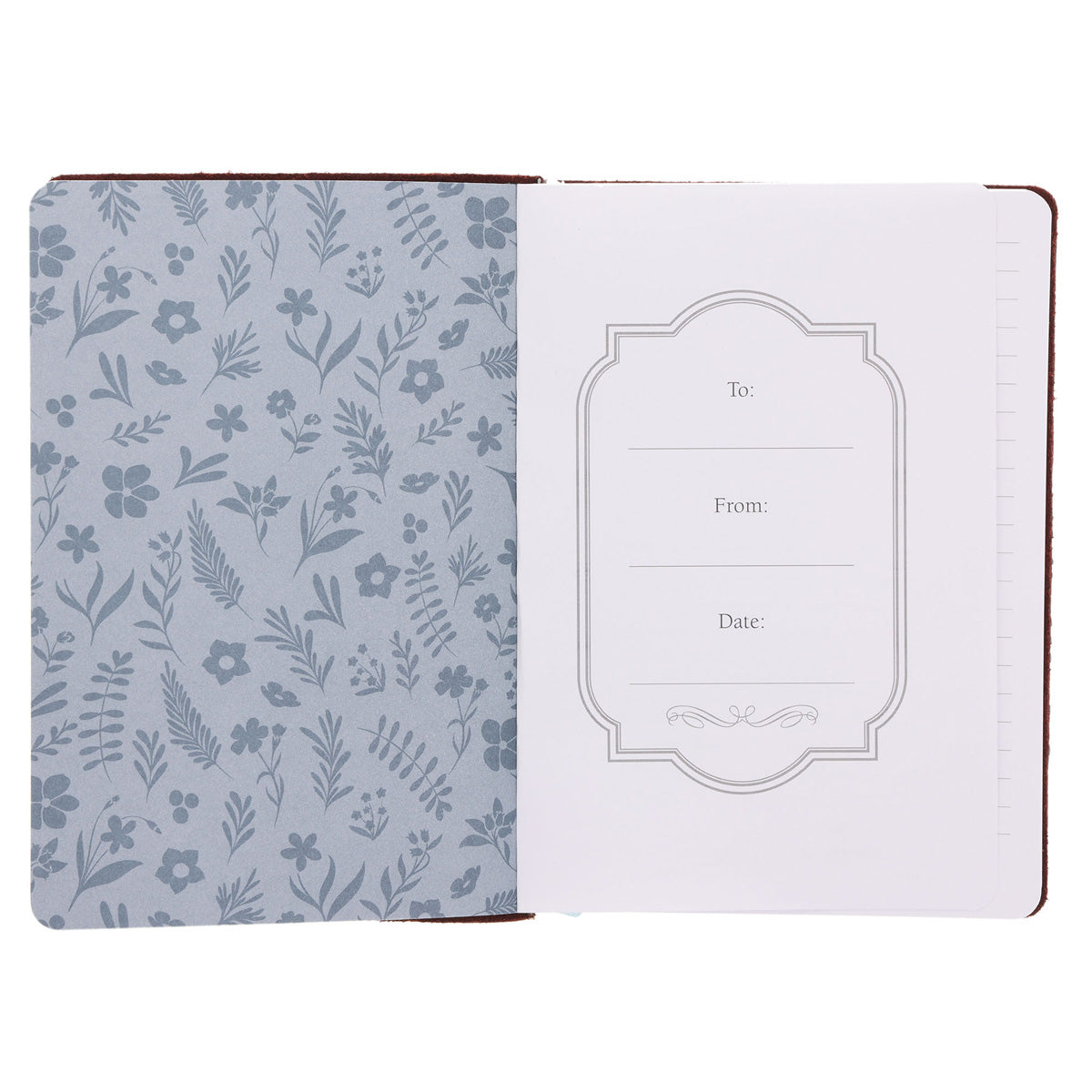 I Can Do All Things Through Christ Handy-Sized Genuine Leather Journal