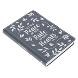 Let the Peace of God Rule in Your Hearts Handy-Sized Genuine Leather Journal