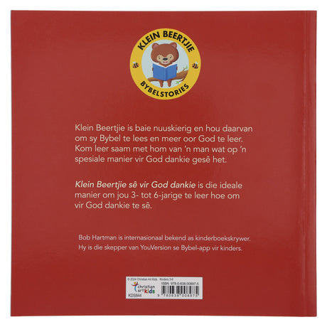 Klein Beertjie Sê vir God Dankie (Sagteband)