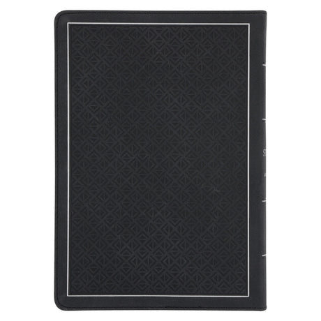 NLV Swart Kunsleer Stiltetydbybel vir Mans