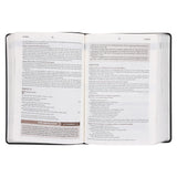 NLV Swart Kunsleer Stiltetydbybel vir Mans