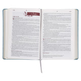 NLV Blougrys Kunsleer Stiltetydbybel vir Vroue