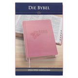 Afrikaans 1933/1953 Vertaling Pienk Kunsleer Bybel