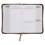 2026 Angus Buchan Dagboek - Dagbeplanner - Staan Vas in Julle Geloof - Kunsleer met Rits