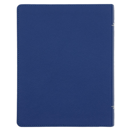 NLV Koningsblou Egte Leer My Kreatiewe Joernaal-Bybel