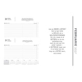 2027 A4 Dagboek - Professionele Jaarbeplanner - Wees Stil en Weet - Kunsleer