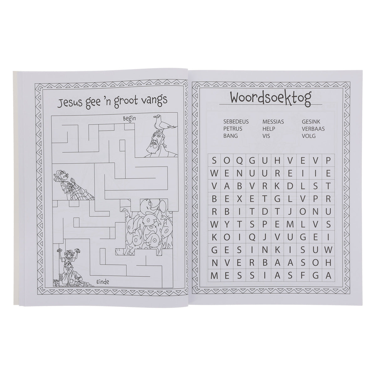 Lig van die Wêreld: Jesus se Wonderwerke Inkleur- en Aktiwiteitsboek (Sagteband)