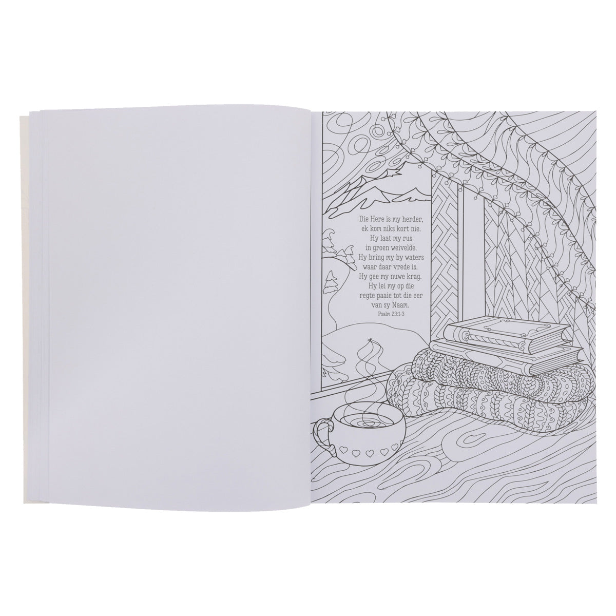 Ontmoet God in die Stilte Inkleurboek vir Volwassenes (Sagteband)
