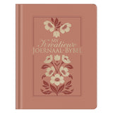 NLV My Kreatiewe Joernaal-Bybel, Hardeband Kunsleer, Salm met Blomme