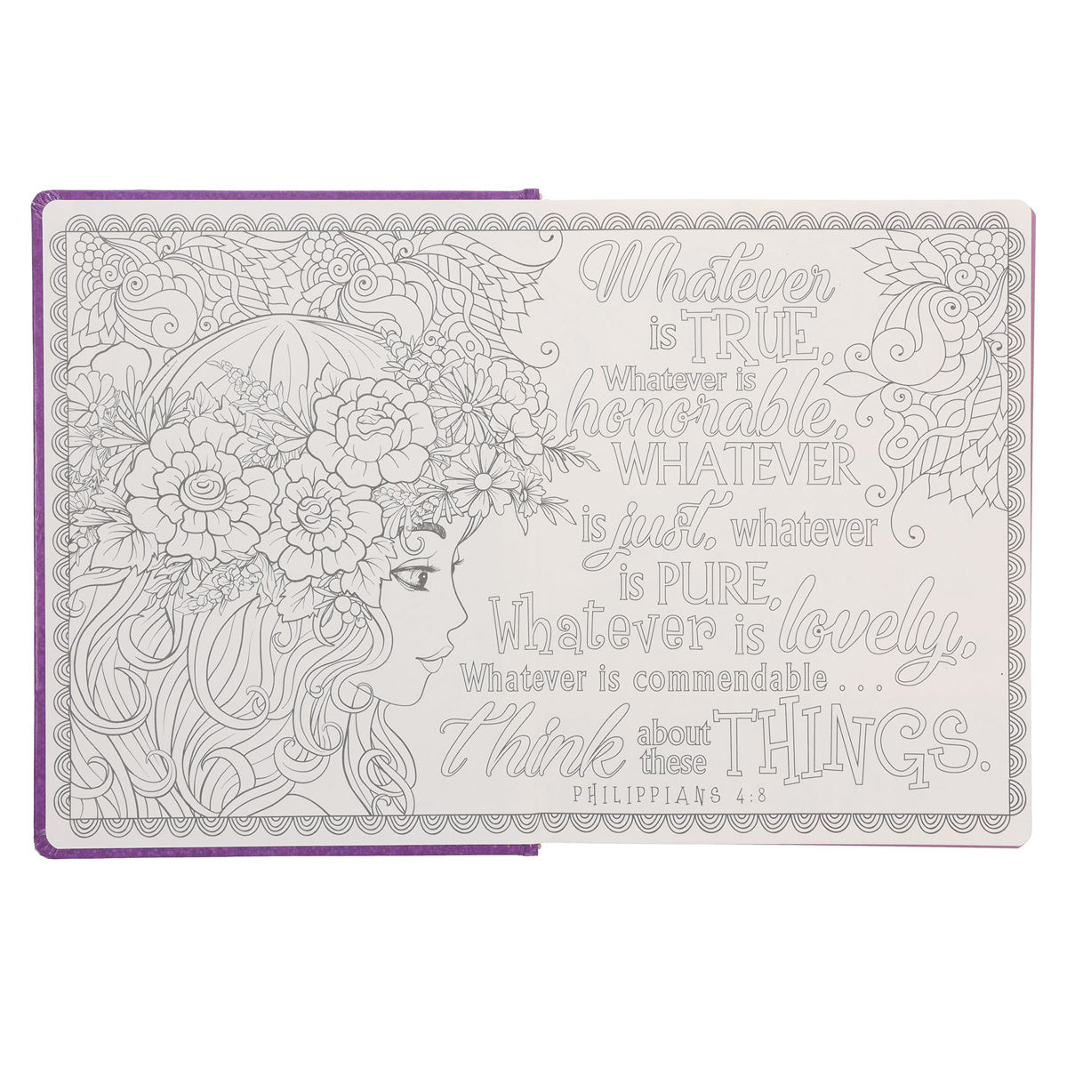 ESV Purple Stickers Hardcover My Creative Bible for Girls