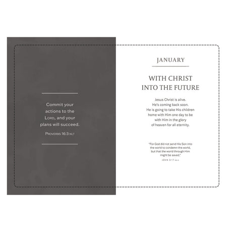 2027 Angus Buchan Diary - Daily Planner - Walk by Faith - Faux Leather with Zip