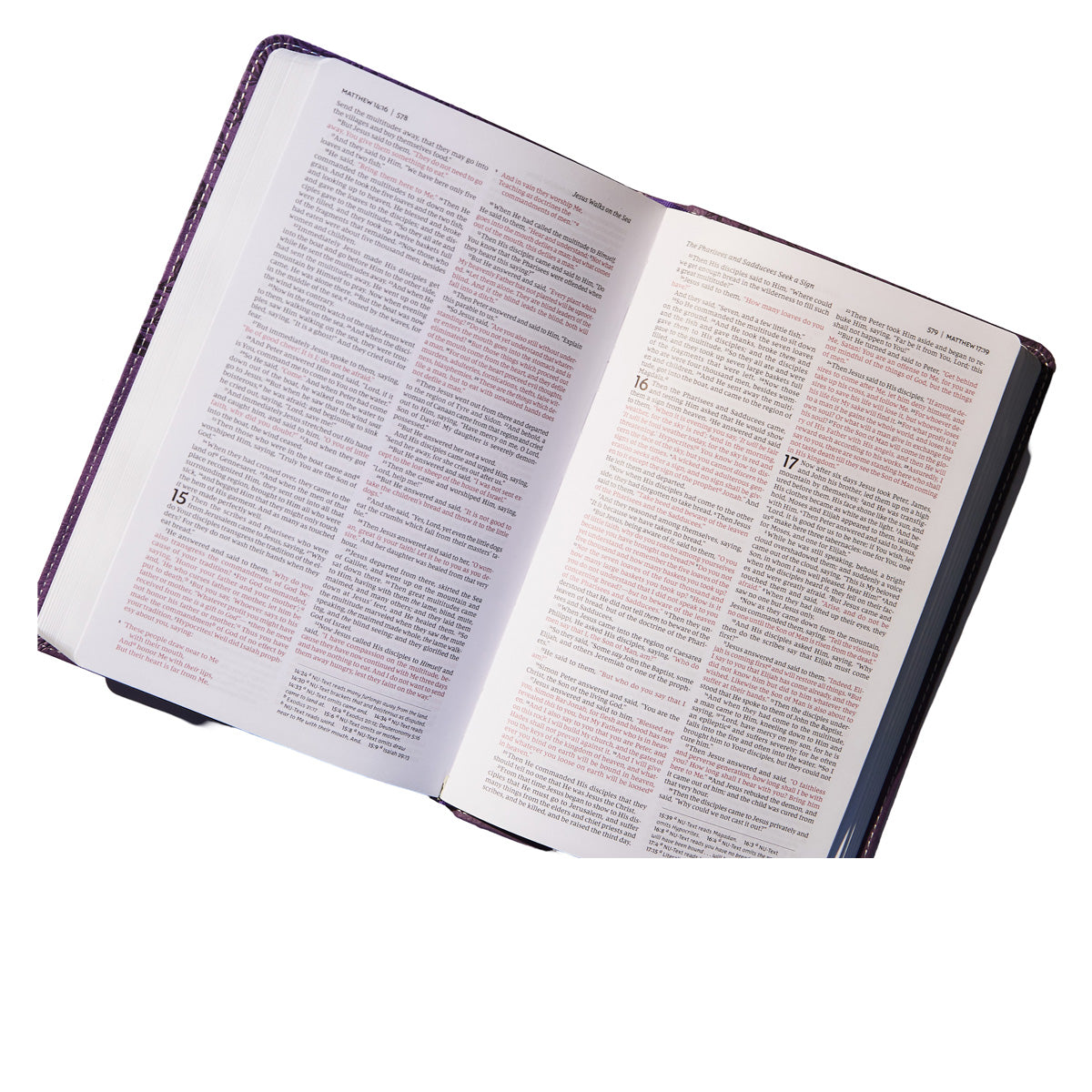 NKJV Deluxe Gift Bible Red Letter Gray (Comfort Print)(Imitation Leather)