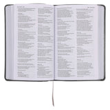 NKJV Deluxe Gift Bible Red Letter Gray (Comfort Print)(Imitation Leather)