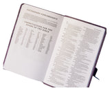 NKJV Deluxe Gift Bible Red Letter Burgundy (Comfort Print)(Imitation Leather)