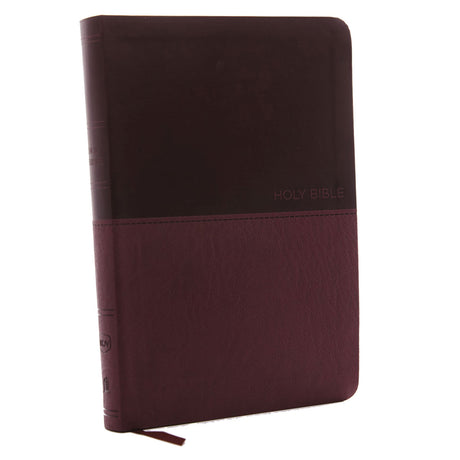 NKJV Value Thinline Large Print Red Letter Burgundy (Comfort Print)(Imitation Leather)