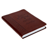 Jesus Calling: Enjoying Peace in His Presence Deluxe Edition (Imitation Leather)