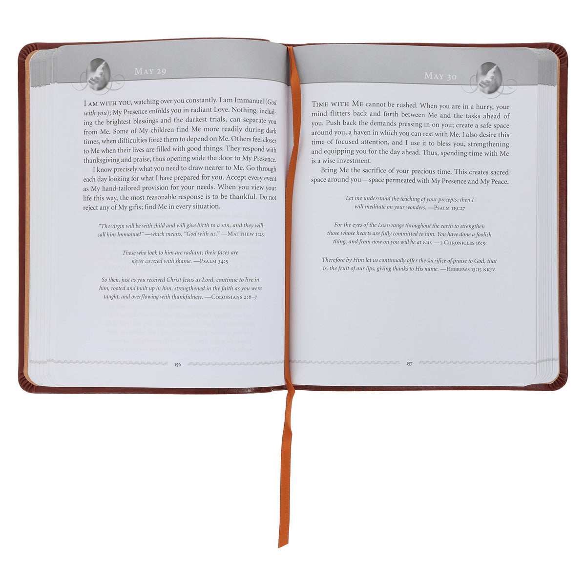 Jesus Calling: Enjoying Peace in His Presence Deluxe Edition (Imitation Leather)