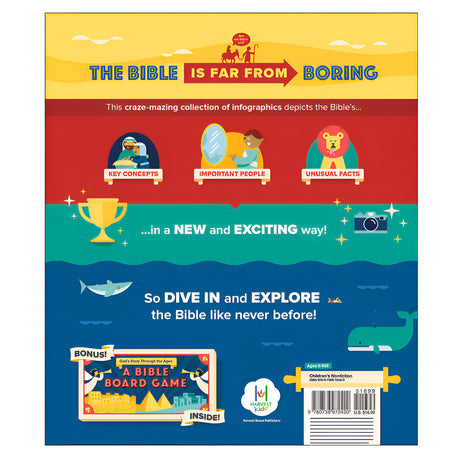Bible Infographics for Kids: Giants, Ninja Skills, a Talking Donkey  HC