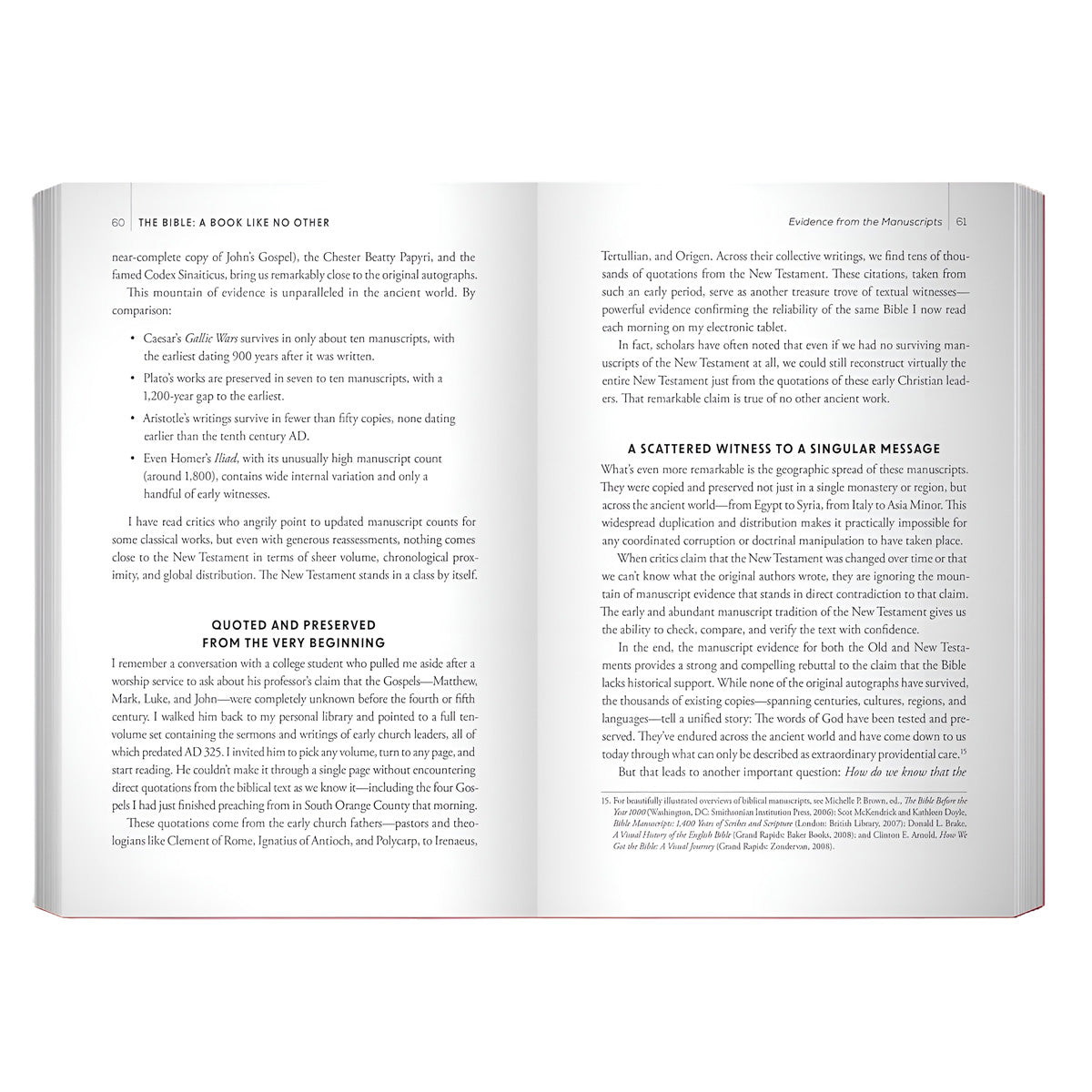 The Bible, a Book Like No Other: Historical, Archaeological, and Prophetic Evidence PB