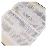 NKJV C / Column Ref Bible Giant Print Black (Imitation Leather)