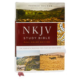 NKJV Hardcover Study Bible Complete Full Color Comfort Print