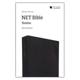 NET Bible Thinline Black (Comfort Print)(Imitation Leather)