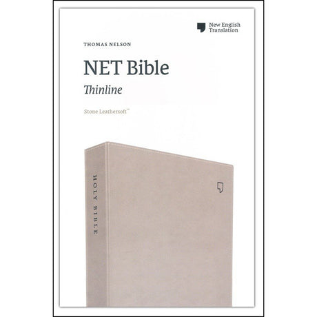 NET Bible Thinline Stone (Comfort Print)(Imitation Leather)