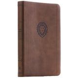 NKJV Thinline Bible Youth Red Letter Brown (Comfort Print)(Imitation Leather)