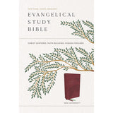NKJV Evangelical Study Bible Rose Comfort Print (Imitation Leather)