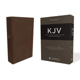KJV Ref Bible C / Column Giant Print Goatskin Brown (Comfort Print)(Genuine Leather)