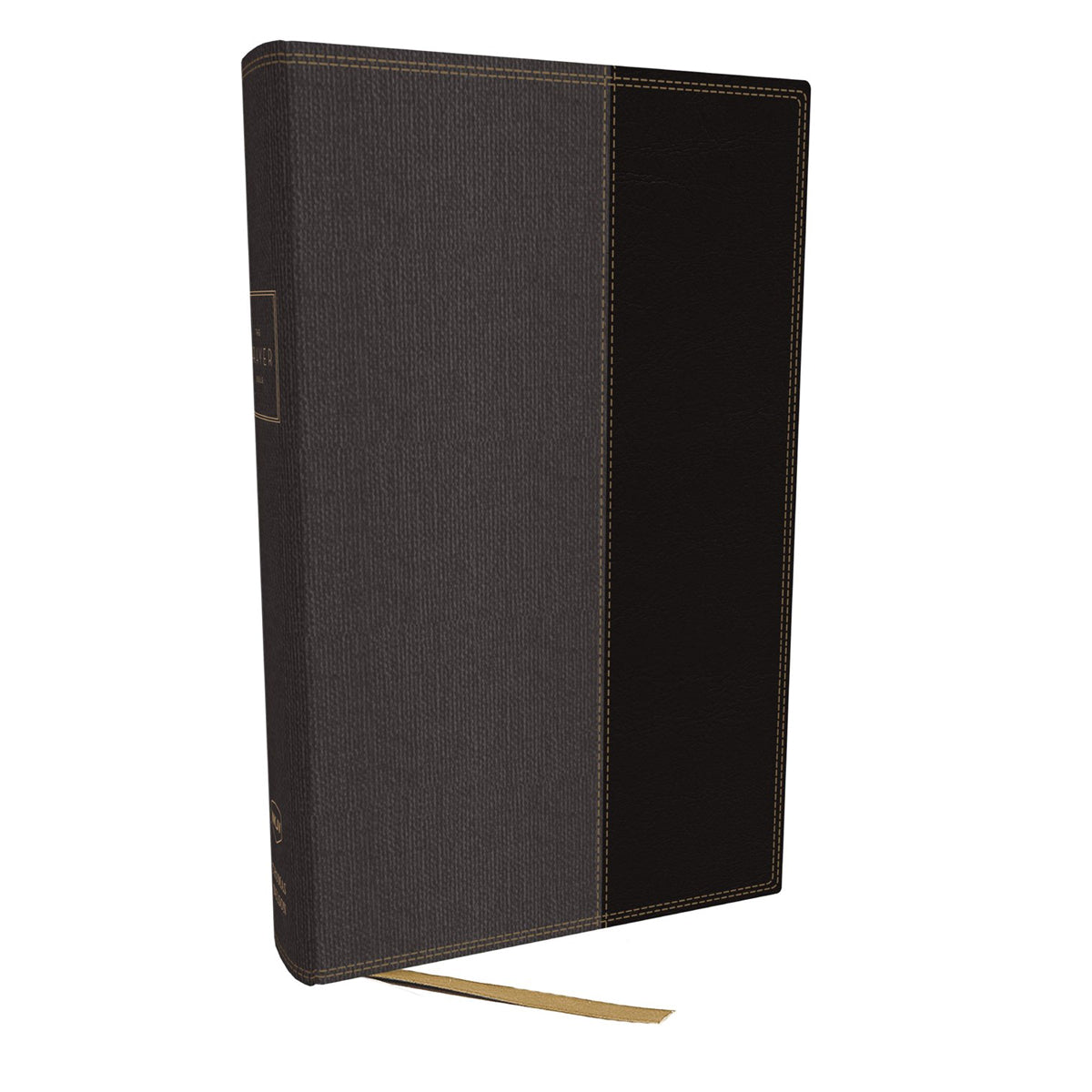 NKJV Black And Grey Imitation Leather The Prayer Bible Comfort Print