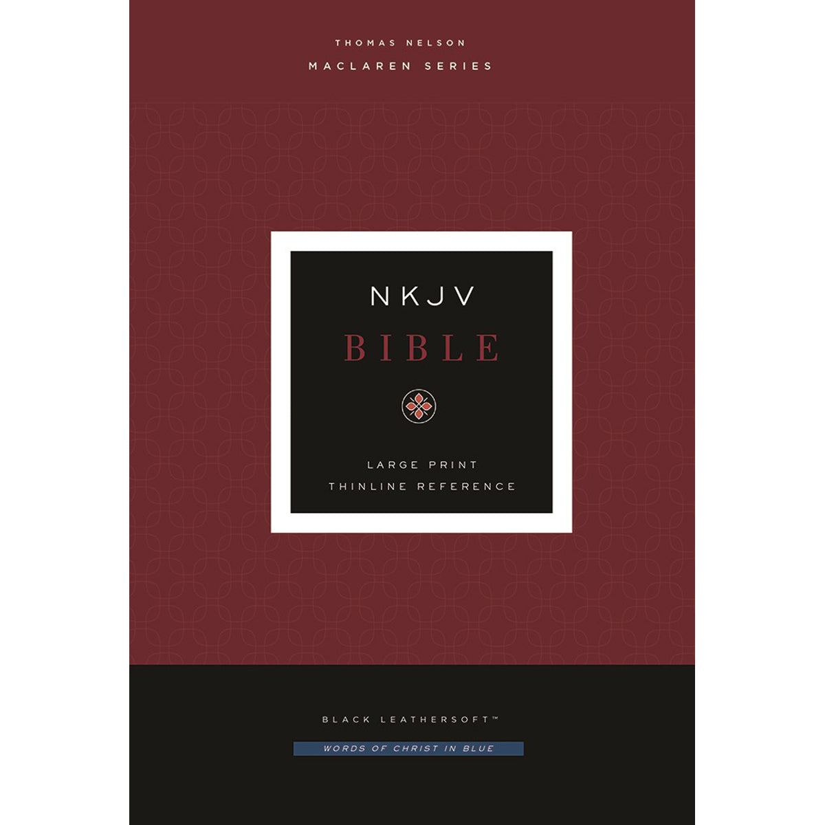 NKJV Thinline Reference Bible Black Maclaren Series (Imitation Leather)