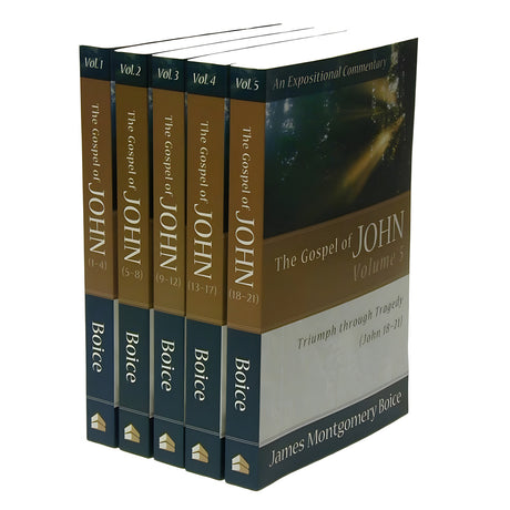 The Gospel of John 5-Volume Set: Volume 1-5 - Expositional Commentary (Paperback)