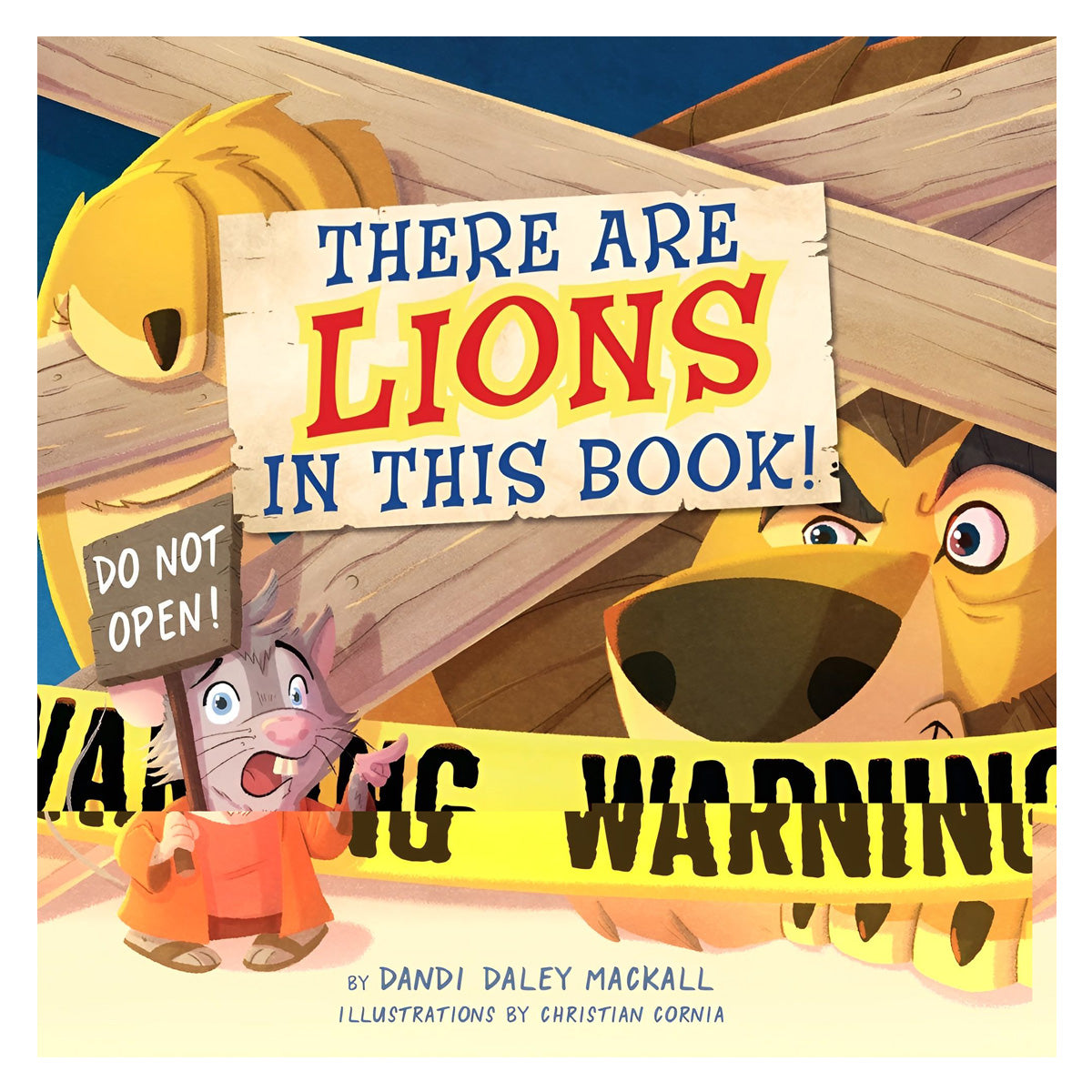 There are Lions in This Book! (Board Book)