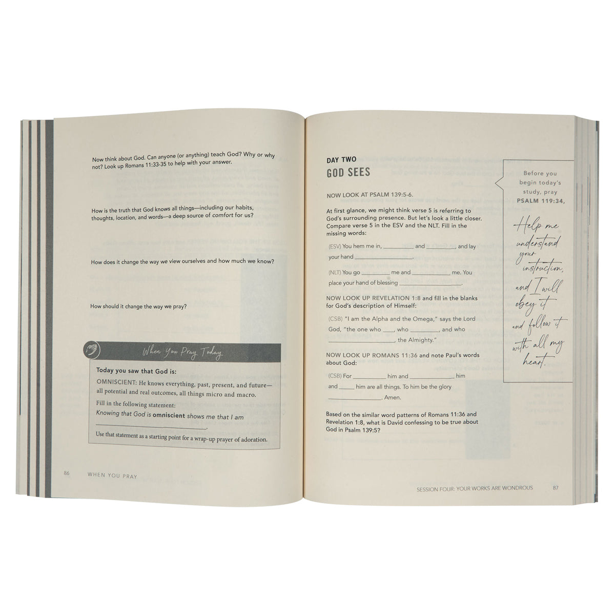 When You Pray Bible Study Book with Video Access: A Study of 6 Prayers in the Bible PB