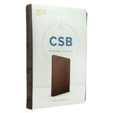 CSB Thinline Bible Value Edition Brown (Imitation Leather)